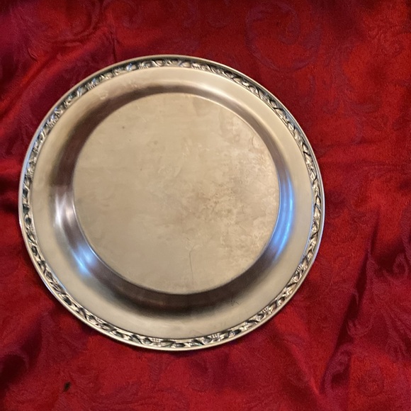 Silver serving tray, WM A Roger’s Meadowbrook pattern - Picture 4 of 6